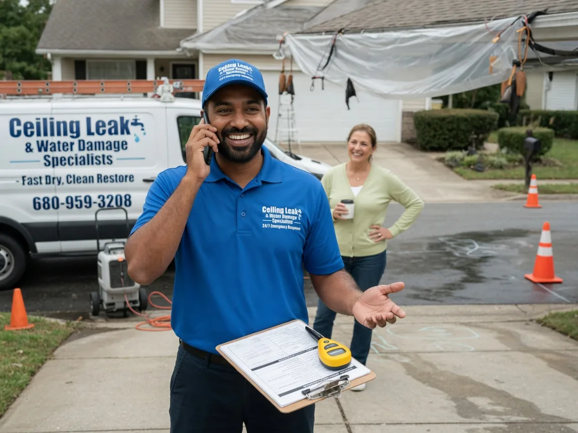 Ceiling Leak Cleanup Auburn Hills, MI FAQs